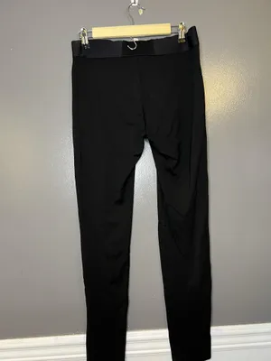CAbi Leggings Womens Medium Black Solid Ponte Stretch Ankle Pants Elastic Waist thumbnail 5