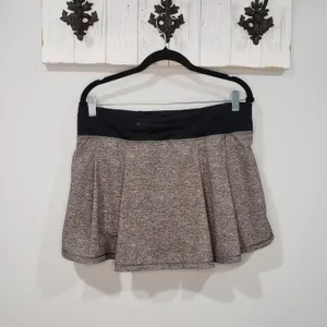 Lululemon Pace Rival Skirt Women’s 10 Tall Black Athletic Running Tennis Golf thumbnail 2