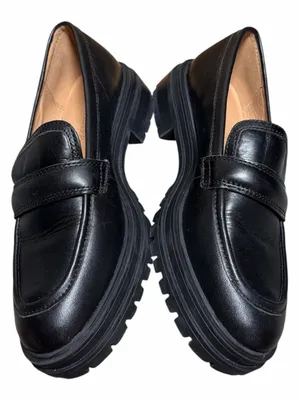 Madewell The Bradley Lugsole Loafer in Leather Black Size 6 thumbnail 5
