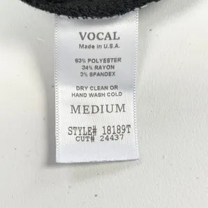 Vocal USA Studded Ribbed Tank Top Cami Womens Medium Black‎ Rocker Punk Grunge thumbnail 8