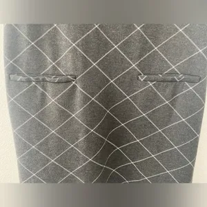 Sharagano Sleeveless Dress Gray/White‎ Size 6 thumbnail 4