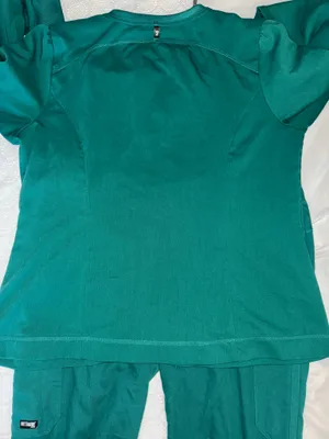 Grey's Anatomy Hunter green scrubs set thumbnail 4