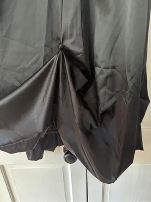 Japanese Weekend San Francisco Maternity‎ Black Strapless Satin Dress Size Small thumbnail 3