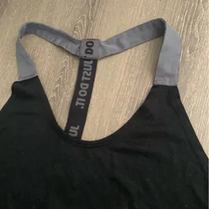 Nike Dri-Fit Elastika Tank Top Racerback T Back Black Gray S thumbnail 6