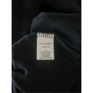 Altar’d State‎ Black Fitted Knit Puff Long Sleeve Mini Dress Size Medium thumbnail 4