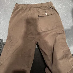 Cider Brown Cargo Jeans Relaxed Fit Utility Style thumbnail 4