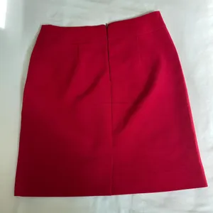 Hennes Colection red burgundy straight pencil skirt thumbnail 2