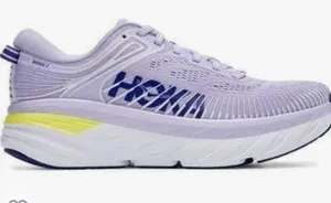 HOKA ONE ONE Bondi 7 Purple Running Shoes thumbnail 3