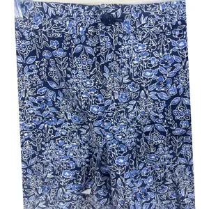 Banana Republic Shorts Womens 6 Blue Excellent Floral Hampton Fit Stretch Cotton thumbnail 6