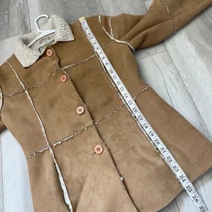 Penny Lane Jacket l.e.i. faux suede shearling womens Brown (small) vintage y2k thumbnail 5