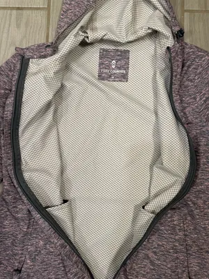 Free Country Heathered Mauve Full-Zip Hooded Utility Jacket thumbnail 3