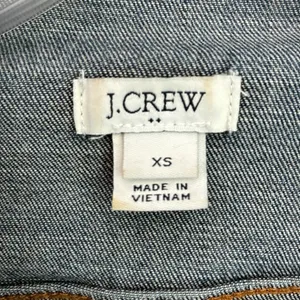 J.Crew Womens Medium Wash Denim Trucker Jacket XS Blue Cotton Button‎ Up Pockets thumbnail 5