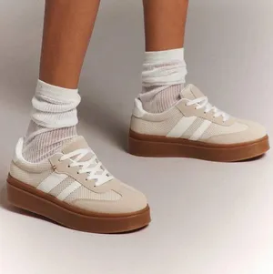 SheIn Women's Retro Trio Soft Platform Sneakers thumbnail 4