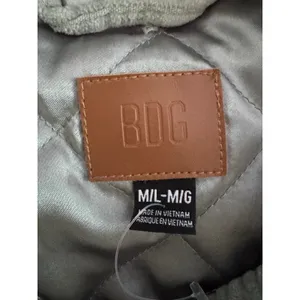 BDG Light Green Corduroy Trucker Oversized Shacket Womens Medium Large thumbnail 6