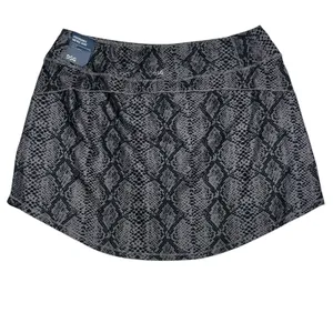 DSG High Performance TENNIS PICKLEBALL GOLF SKORT Snakeskin‎ Purple Black XL thumbnail 2