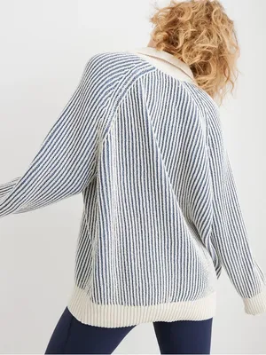 Aerie Sugar Rush Chenille Sweater Marbled Blue‎ thumbnail 7