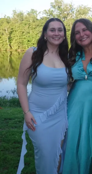 Amazon Blue maxi dress thumbnail 1
