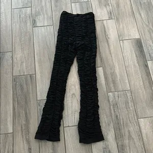 I.AM.GIA Black Ruched Trousers thumbnail 4