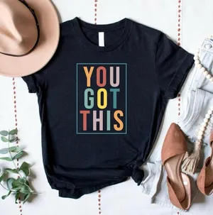 Bella Canvas You Got This Graphic Tee in Small Navy Blue thumbnail 1