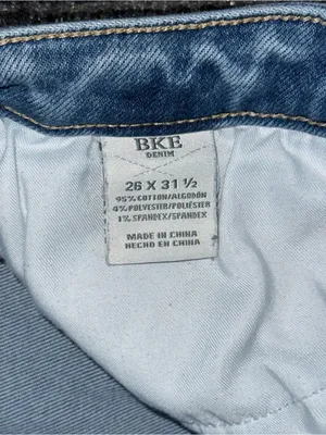 Buckle BKE Billie Slim Fit High Rise Bootcut Stretch Jeans 26 x 31.5 Distressed thumbnail 9