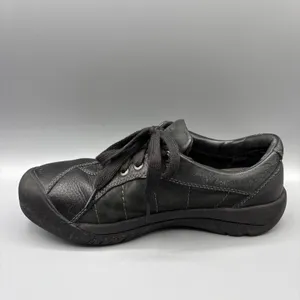 Keen Presidio Shoes Womens Size 9 Black Leather Comfort Oxford Sneakers Gorpcore thumbnail 7