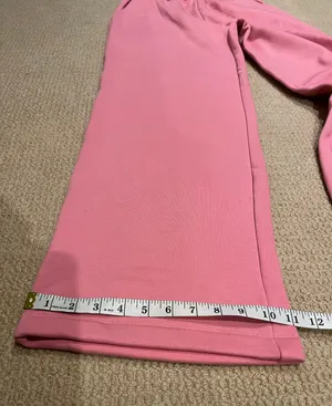 ZARA Long Sleeve Sweatsuit Set With Hoodie And Wide Leg Size XS thumbnail 8