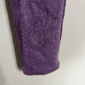 Urban Outfitters Long Sleeve Cropped Sweater‎ Twist Front Purple Size Small thumbnail 3