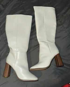 Lulus Tall White Boots thumbnail 1