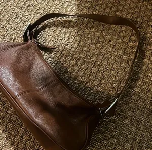 Giani Bernini Brown‎ Leather Shoulder Bag thumbnail 1