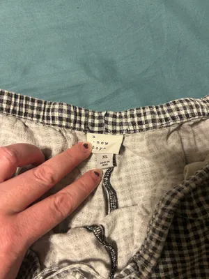 A new day Gingham Linen-like Shorts thumbnail 3