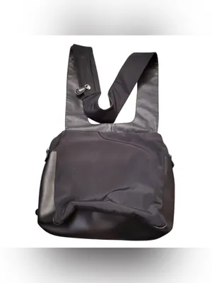 Ameribag Black Nylon Crossbody Travel Bag thumbnail 2