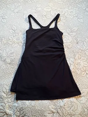 💥FP Movement Never Better Black Active Mini Dress Built-In Shorts Sz S🧡 thumbnail 3
