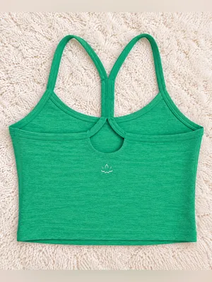 Beyond Yoga Spacedye Slim Racerback Crop Tank – Bright Emerald – L thumbnail 5