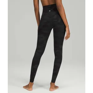 Lululemon Align High-Rise Pant 28” Heritage Camo Deep Coal Size 6 thumbnail 9