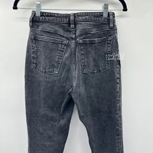 Abercrombie & Fitch Black High-Rise Slim Jeans Size 25 thumbnail 4