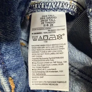 Gap Womens Denim Maxi Skirt Medium Wash Front Slit High‎ Rise Size 28 6 Tall thumbnail 6
