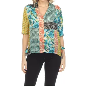 Johnny Was Paisley Ravenna Top Size XS thumbnail 4