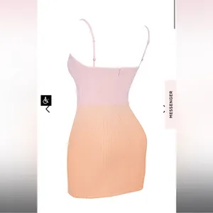 NEW House of CB DEVA OMBRE MINI tank mesh dress S thumbnail 6