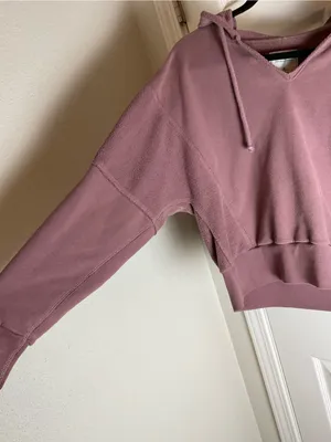 Abercrombie & Fitch "Soft A&F Hoodie - Mauve/Dusty Rose - Size Medium thumbnail 4