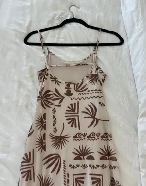 Vacation dress midi Tan thumbnail 3