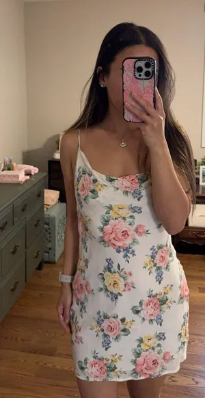 Cowl Neck Slip Dress Forever 21 thumbnail 1