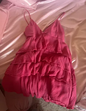 Hot Pink Hollister Dress thumbnail 1