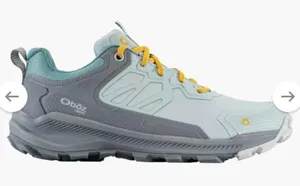 Oboz Katabatic Low Waterproof Hiking Shoes women’s size 9.5 grip sneakers EUC thumbnail 1