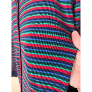 Victorias Secret Womens Striped Pajamas One piece Sleepwear‎ M Cotton thumbnail 5