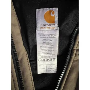 Carhartt Women's XL Brown Soft Shell Jacket Fleece Lined Casual Workwear thumbnail 4