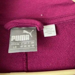 Puma‎ sz L fuchsia pink diagonal zip sweat coat thumbnail 5