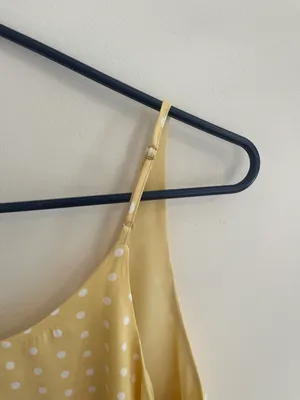 A New Day Yellow Polka Dot Tank Top thumbnail 3