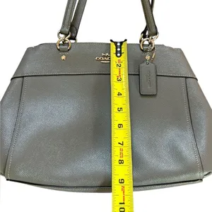 Coach Brooke Carryall Bag F25397 Tote Bag Leather Womens Gray thumbnail 13