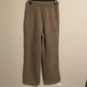 SKIMS Teddy Sherpa Wide Leg Lounge Track Pant- Size Small thumbnail 7