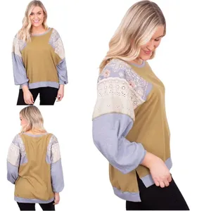 We The Free FREE PEOPLE Feelin it‎ Colorblock Army Combo T-Shirt Size XS OB1068176 $98 thumbnail 2